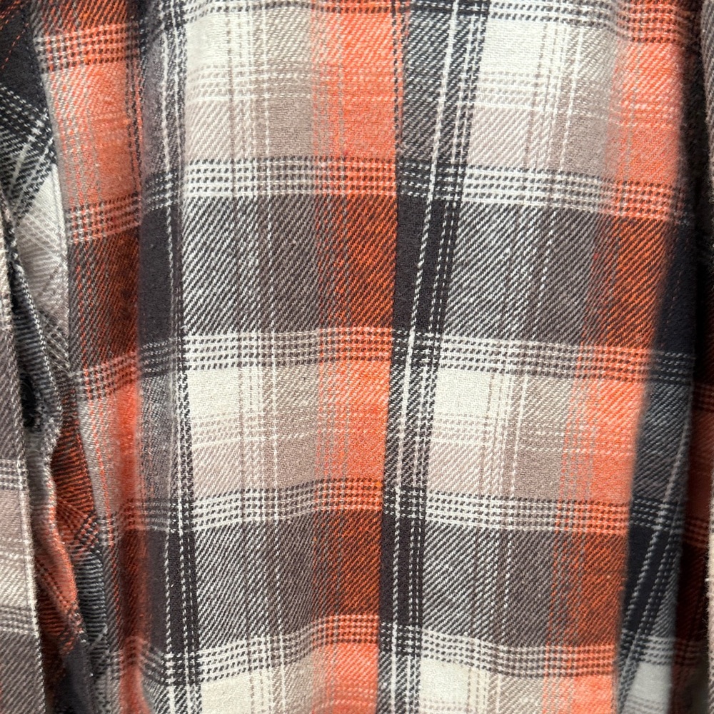36" Long Plaid Button-Up Shirt - Picture 4 of 5